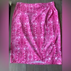 Pink Patterned Fabric